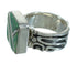 Turquoise Silver Southwest Jewelry Ring Size 8 AX89359